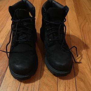 Boys Black Timberland Boots